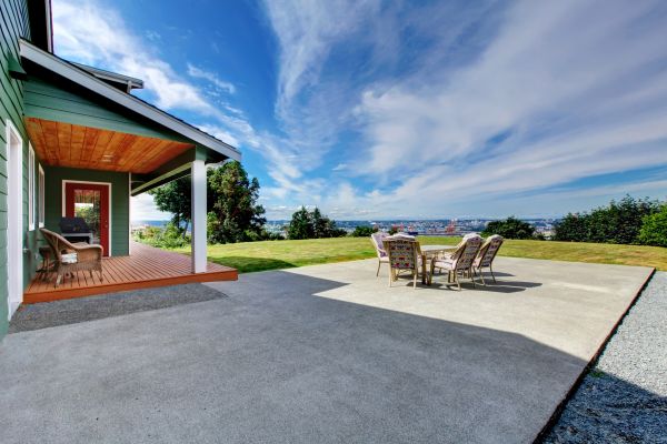 Backyard Concrete Paving in South Jordan