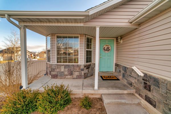 Porch Concrete Installation in South Jordan