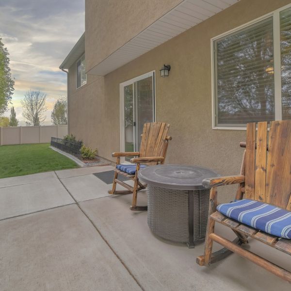 Backyard Slab Construction in South Jordan