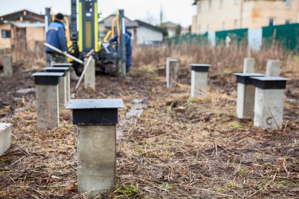 Concrete Piling Installation in South Jordan