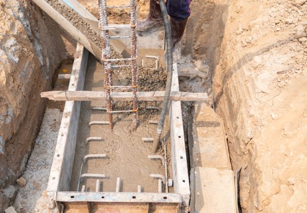 Cement Foundation Pouring in South Jordan