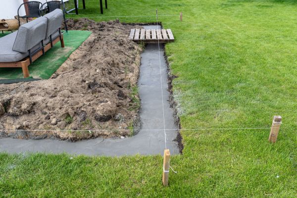 Cement Footer Installation in South Jordan