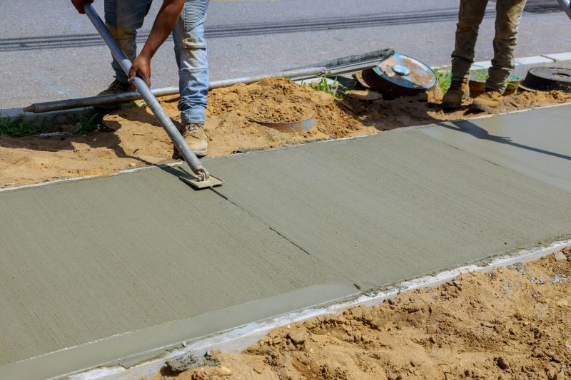 Concrete Sidewalk Installation
