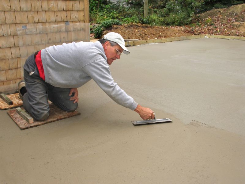 Porch Concrete Laying